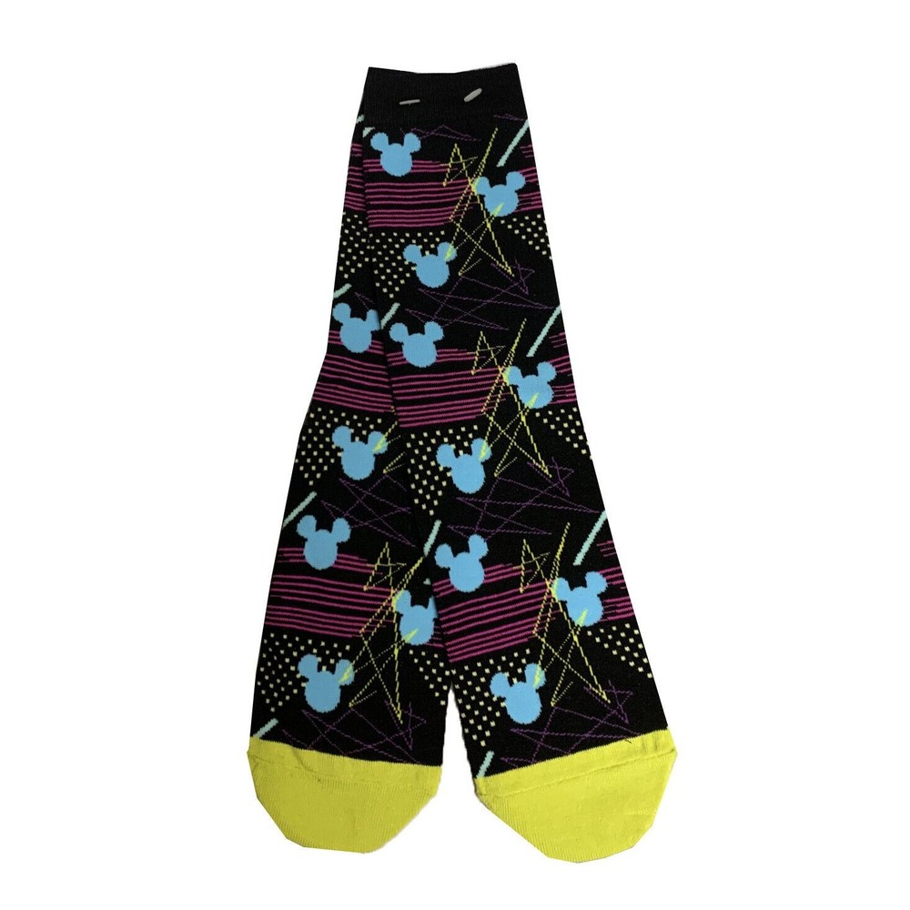 Disney Parks Retro Icon Mouse Ears Socks Adult Unisex 9-12 - NEW